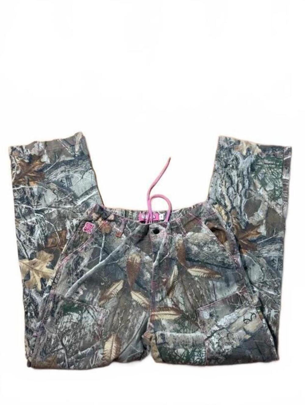 Empyre X Realtree Camo Pink Stitching Double Knee Pants Size S